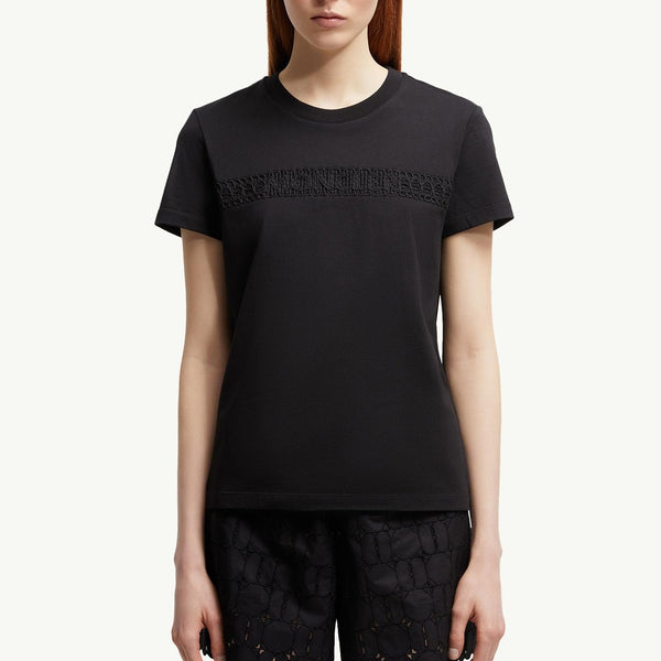 Embroidered Logo Cotton T-Shirt