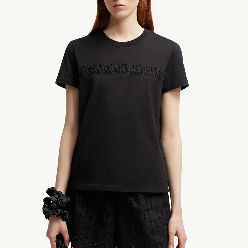 Embroidered Logo Cotton T-Shirt