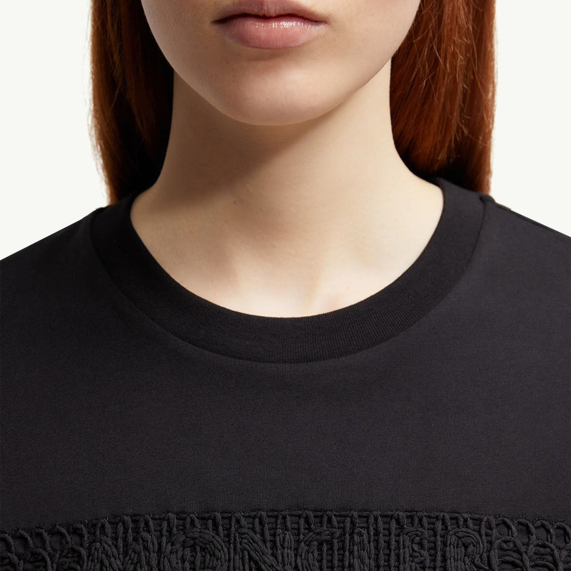 Embroidered Logo Cotton T-Shirt