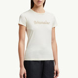 Pearl-Embroidered Logo Cotton T-Shirt