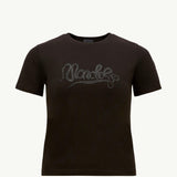 Embroidered Calligraphy Logo Cotton T-Shirt
