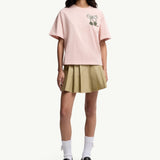 Embroidered Cherry Logo Cotton T-Shirt