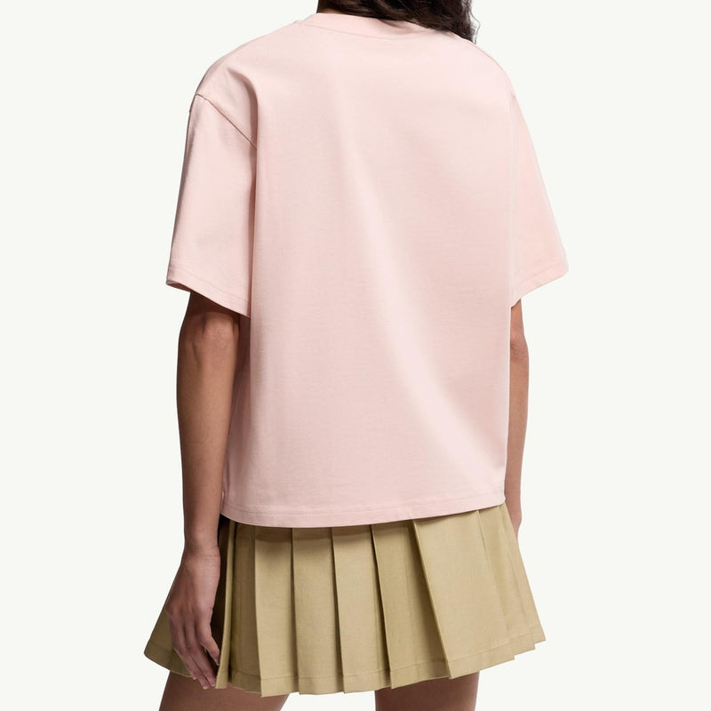 Embroidered Cherry Logo Cotton T-Shirt