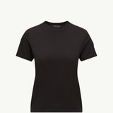 Pleated Back Cotton T-Shirt