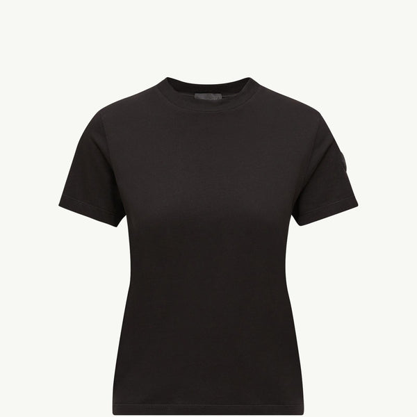 Pleated Back Cotton T-Shirt