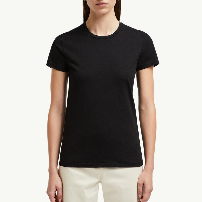 Logo Patch Cotton Jersey T-Shirt