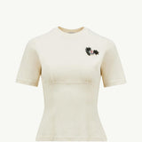 Hand-Beaded Cotton Top