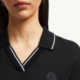 Logo Patch Cotton Piquet Polo Shirt