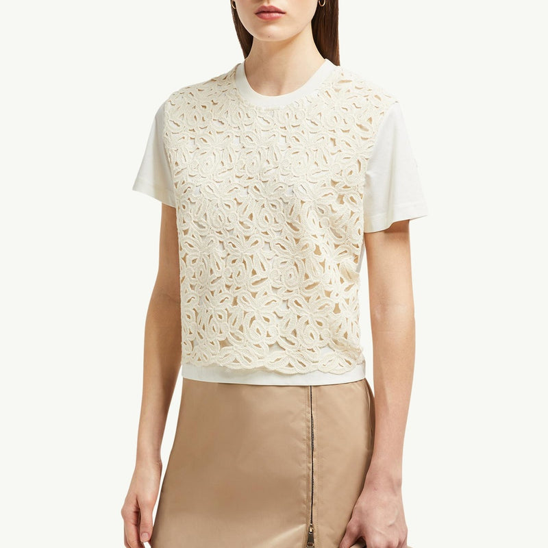 Macramé Cotton T-Shirt
