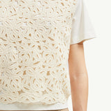 Macramé Cotton T-Shirt