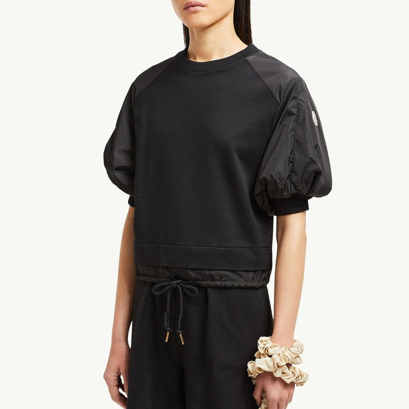Puff Sleeve Cotton T-Shirt