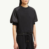 Puff Sleeve Cotton T-Shirt