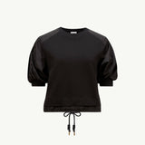 Puff Sleeve Cotton T-Shirt