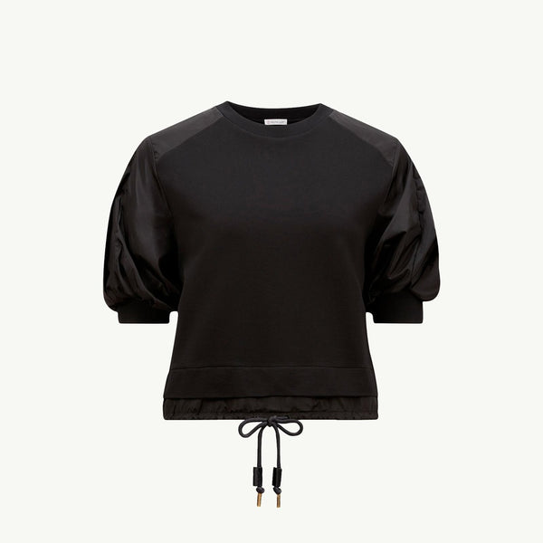 Puff Sleeve Cotton T-Shirt