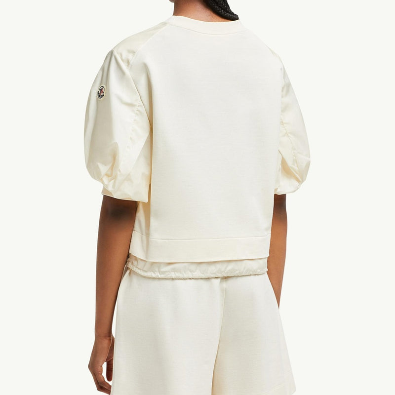 Puff Sleeve Cotton T-Shirt