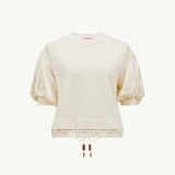 Puff Sleeve Cotton T-Shirt
