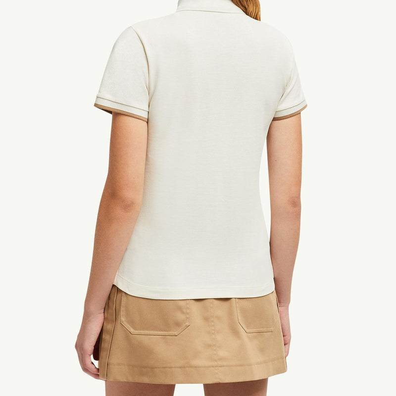 Logo Patch Cotton Piquet Polo Shirt