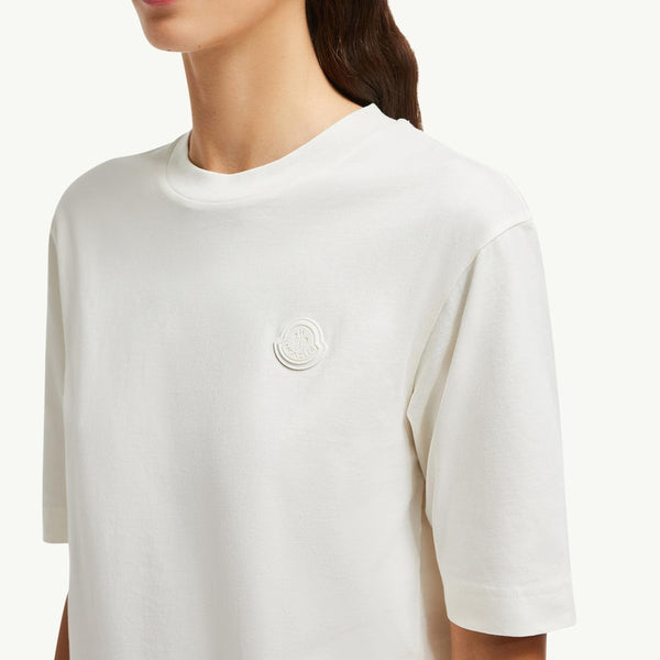 Silicone Logo Patch Cotton T-Shirt