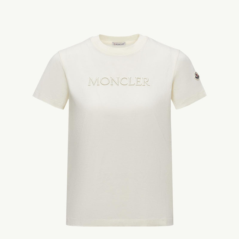 Silicone Logo Patch Cotton T-Shirt