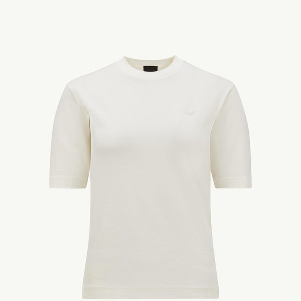Silicone Logo Patch Cotton T-Shirt