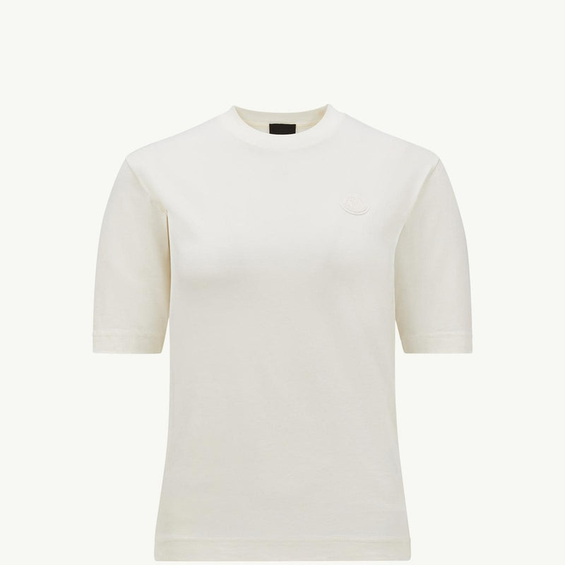 Silicone Logo Patch Cotton T-Shirt