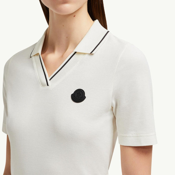 Logo Patch Cotton Piquet Polo Shirt