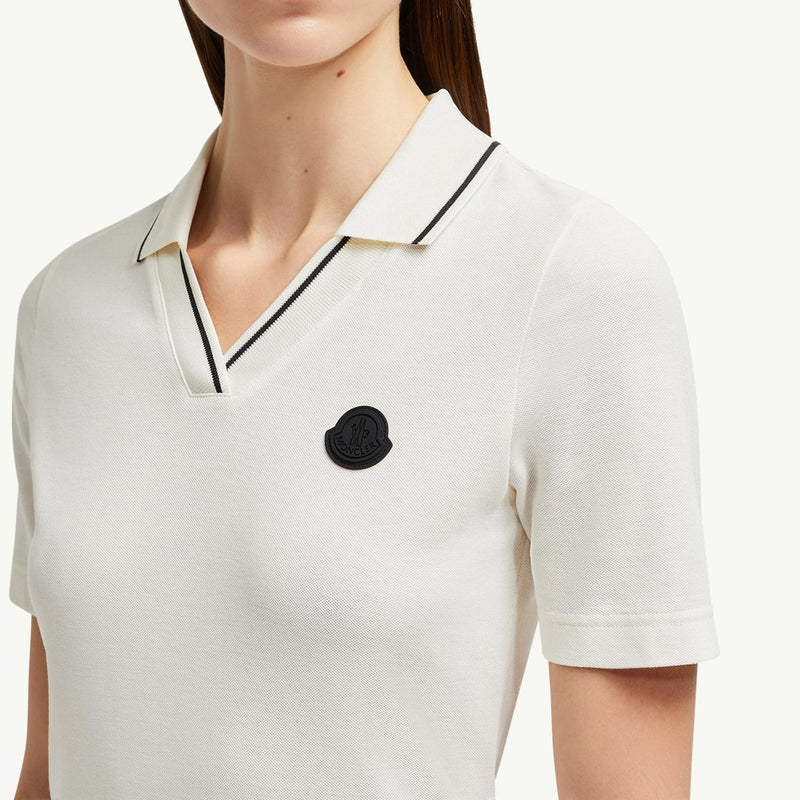 Logo Patch Cotton Piquet Polo Shirt