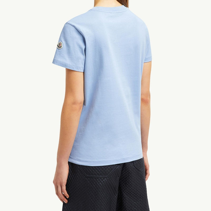 Embroidered Tonal Logo Cotton T-Shirt