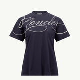 Embroidered Tonal Logo Cotton T-Shirt