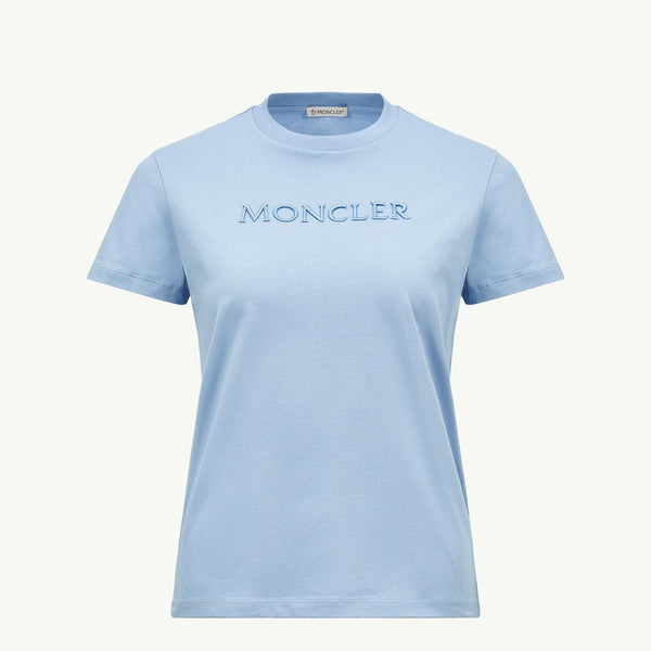 Embroidered Tonal Logo Cotton T-Shirt