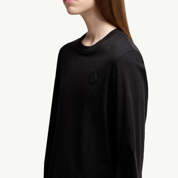 Cotton Pleated Sleeve T-Shirt