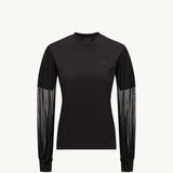 Tulle Long Sleeve Top