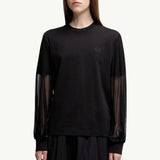 Tulle Long Sleeve Top