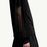 Tulle Long Sleeve Top