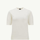 Cotton Pleated Sleeve T-Shirt