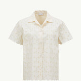 Broderie Anglaise Short Sleeve Shirt