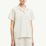 Broderie Anglaise Short Sleeve Shirt