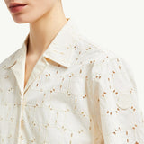 Broderie Anglaise Short Sleeve Shirt