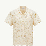 Floral Macramé Short Sleeve Shirt