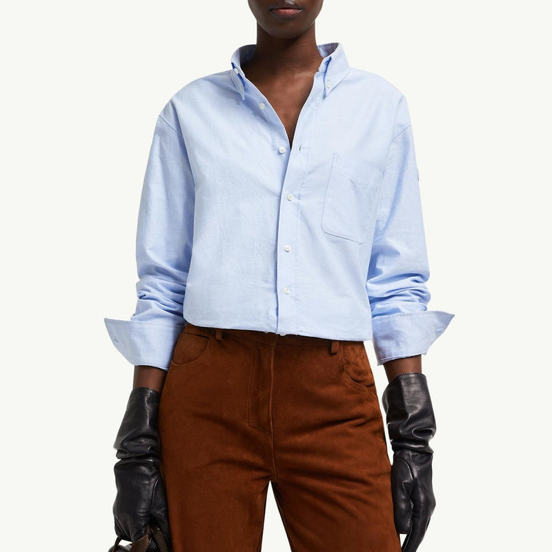 Long Sleeve Oxford Cotton Shirt