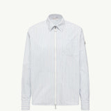 Check Wool Blend Long Sleeve Shirt