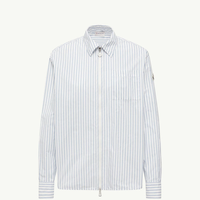 Check Wool Blend Long Sleeve Shirt