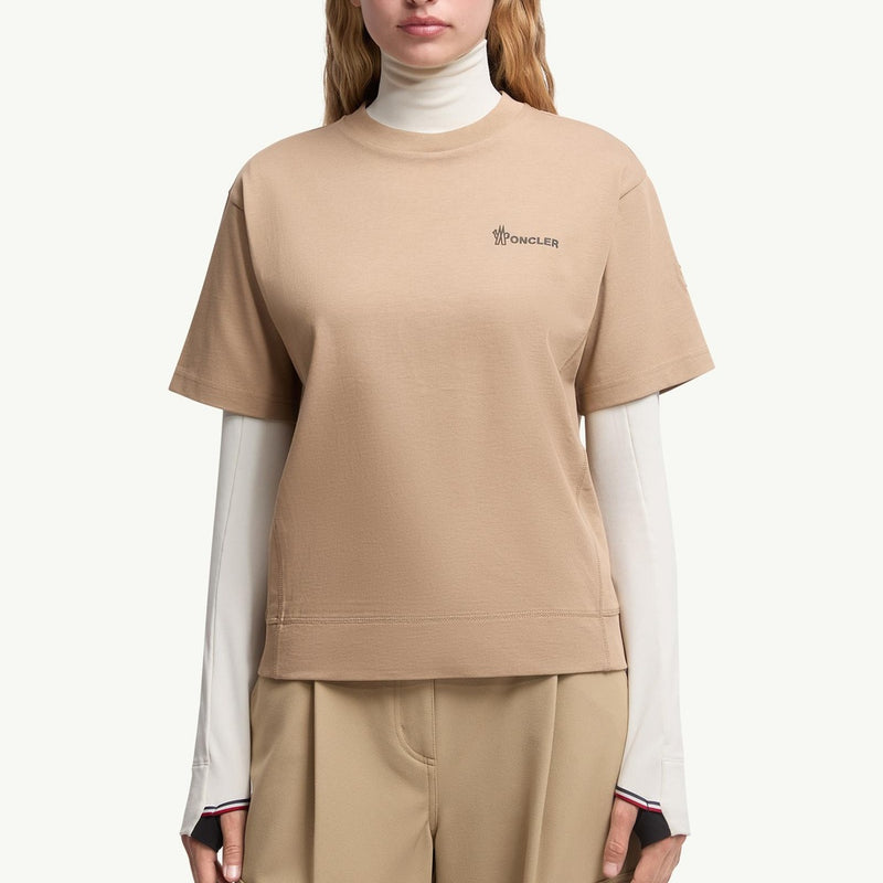 Embossed Logo Cotton T-Shirt
