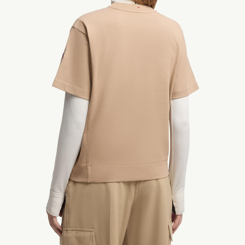 Embossed Logo Cotton T-Shirt