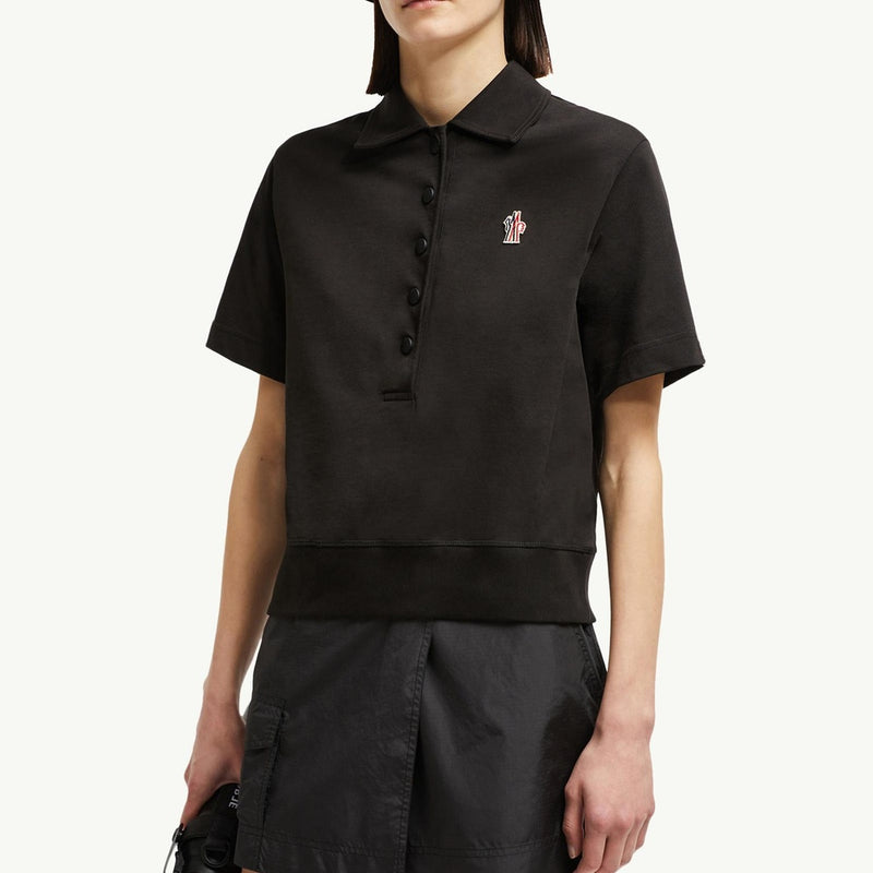 Logo Patch Cotton Polo Shirt