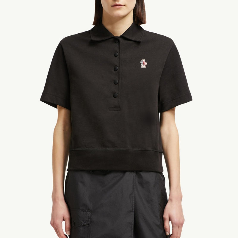 Logo Patch Cotton Polo Shirt