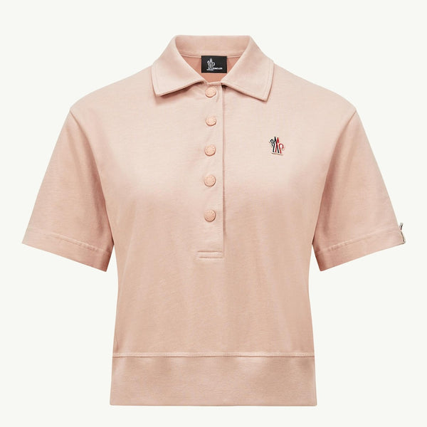 Logo Patch Cotton Polo Shirt