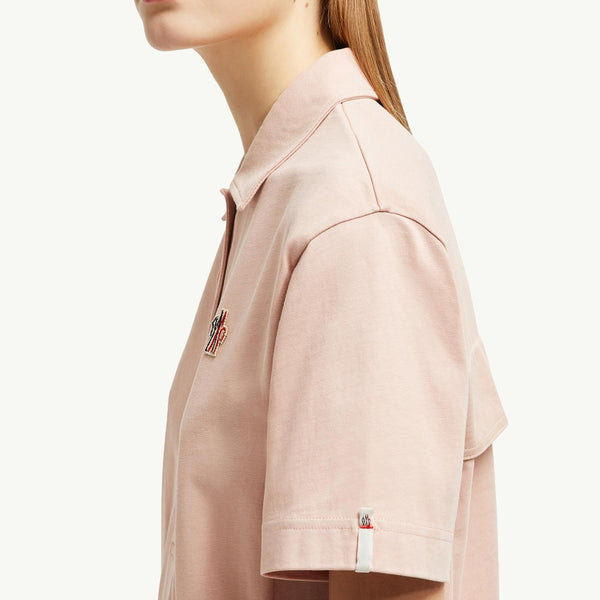 Logo Patch Cotton Polo Shirt