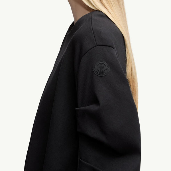 Cotton Pleated Sweatshirt