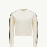 Crochet Accent Cotton Sweatshirt